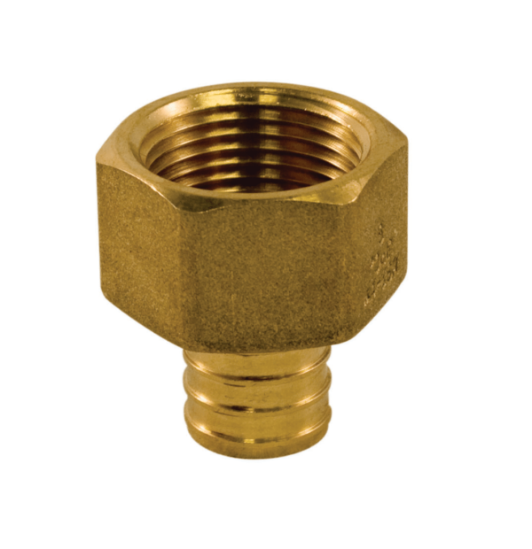 Aqua Dynamic 9783-833 Pex Fitting Brass Female Adapter 1/2  (Pack 25) Lead Free