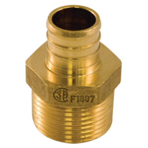Aqua Dynamic 9781-033 Pex Fitting Brass Male Adapter 1/2 Upc-A Lead Free