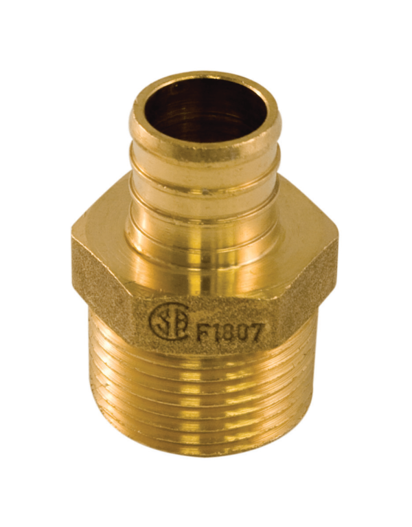 Aqua Dynamic 9781-033 Pex Fitting Brass Male Adapter 1/2 Upc-A Lead Free