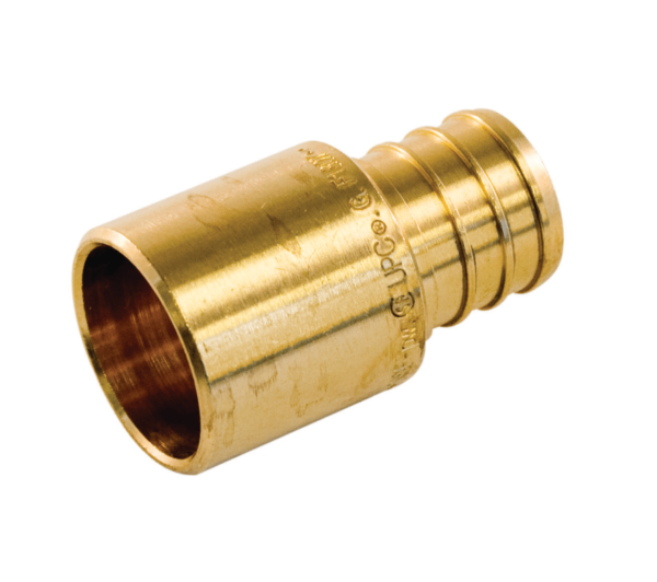 Aqua Dynamic 9781-903 Pex Fitting Brass Male Sweat Adapter 1/2 Upc-A Lead Free