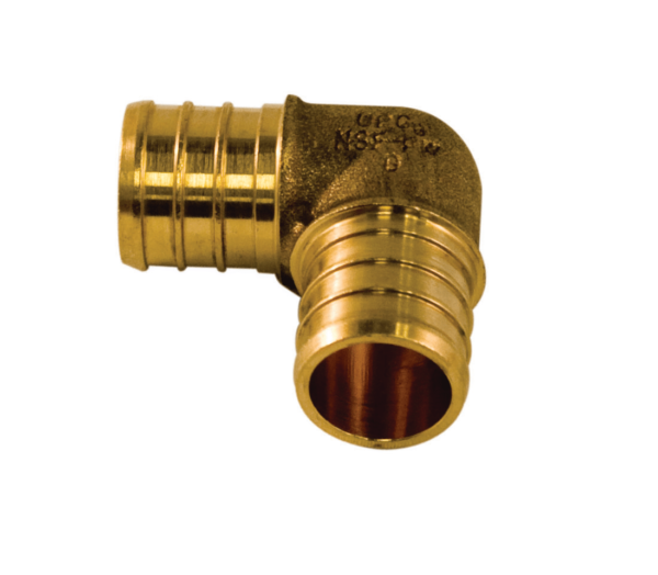 Aqua Dynamic 9777-044 Pex Fitting Brass Elbow 90 3/4 Upc-A Lead Free
