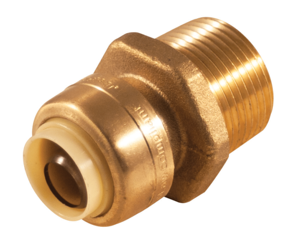 Aqua Dynamic 9492-634 Push-Fit Male Adapter 1/2 P X 3/4 M Lead Free