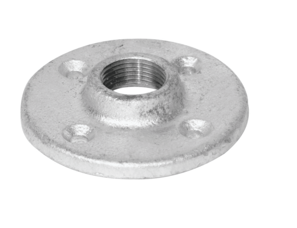 Aqua Dynamic 5511-606 Fitting Galvanized Iron Floor Flange 1-1/4