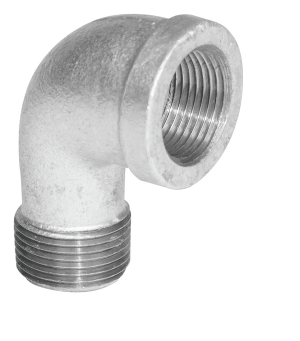 Aqua Dynamic 5510-304 Fitting Galvanized Iron 90 St Elbow 3/4