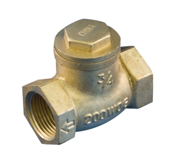 Aqua Dynamic 1191-004 Swing Check Valve 3/4 Brass Thread Lead Free