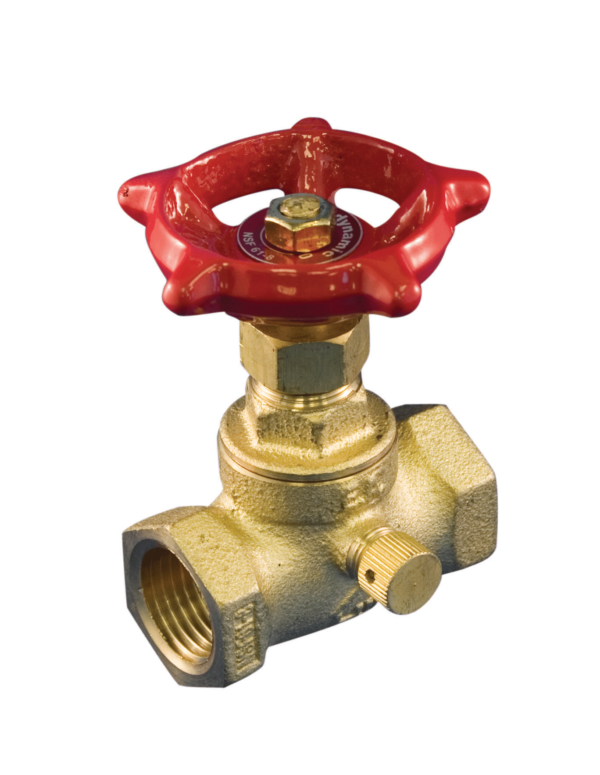 Aqua Dynamic 1195-103 Stop Valve W/Drain 1/2 Thread Lead Free