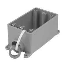 Carlon Fseb-075050 3/4 In-1/2 In One Gang Fse Pvc Box