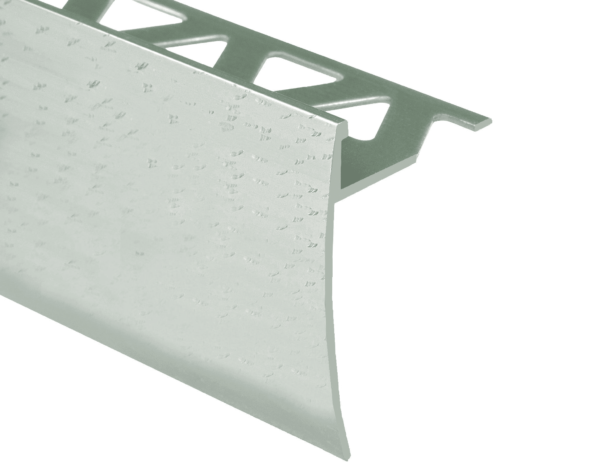 Prova Cm4052Hbc12 Ceramic Tile Stair Nosing ? Hammered Bright Clear (Hbc) ? 1/2 In. (12.5 Mm) X 12 Ft.
