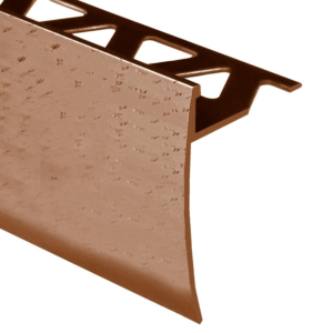 Prova Cm4052Hdb12 Ceramic Tile Stair Nosing ? Hammered Dark Bronze (Hdb) ? 1/2 In. (12.5 Mm) X 12 Ft.