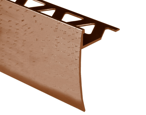 Prova Cm4052Hdb12 Ceramic Tile Stair Nosing ? Hammered Dark Bronze (Hdb) ? 1/2 In. (12.5 Mm) X 12 Ft.