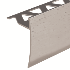 Prova Cm4052Hti12 Ceramic Tile Stair Nosing ? Hammered Titanium (Hti) ? 1/2 In. (12.5 Mm) X 12 Ft.