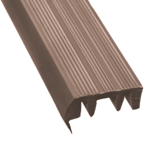 Prova Cm4071Brn08 Anti-Skid Stair Nosing ? Brown Vinyl Insert ? 3/8 In. (10 Mm) X 8 Ft.