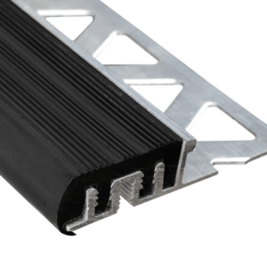 Prova Cm4071Blk08 Anti-Skid Stair Nosing ? Black Vinyl Insert ? 3/8 In. (10 Mm) X 8 Ft.