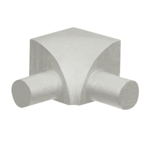 Prova Cm5110Scaic Round Tile Edge, Inside Corner ? Satin Clear Anodized (Sca) ? 3/8 In. (10 Mm)
