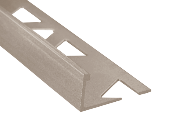 Prova Cm3152Sti08 Flat Tile Edge ? Satin Titanium (Sti) ? 1/2 In. (12.5 Mm) X 8 Ft.