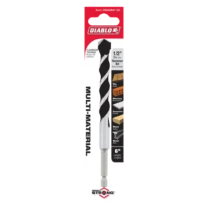1/2" x 4" x 6" Multi-Material Carbide-Tipped Hammer Drill Bit