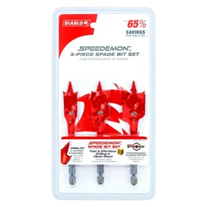 3 pc Spade Bit Set for Wood
