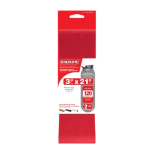 3" x 21" 120-Grit Sanding Belts